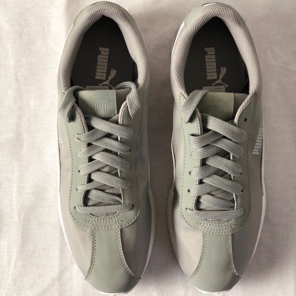 Puma Turin Limestone-Puma White Fashion Sneakers - Picture 5 of 7